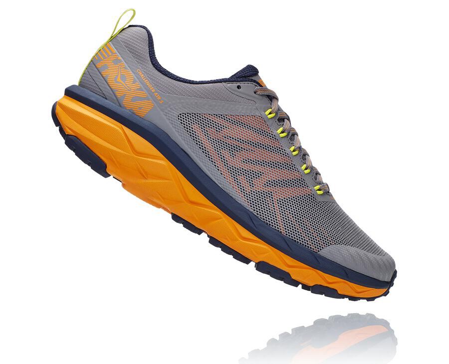 Trail Shoes Mens - Hoka One One Challenger ATR 5 - Grey - TQILEWZ-02